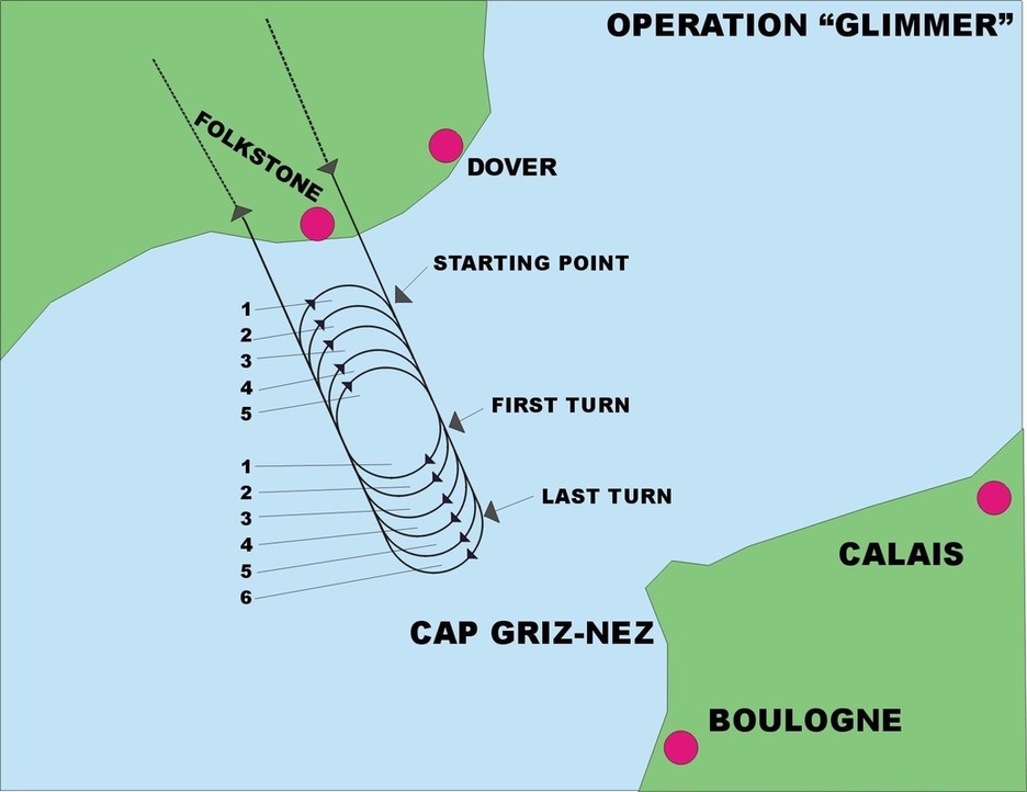 Map of Operation Glimmer